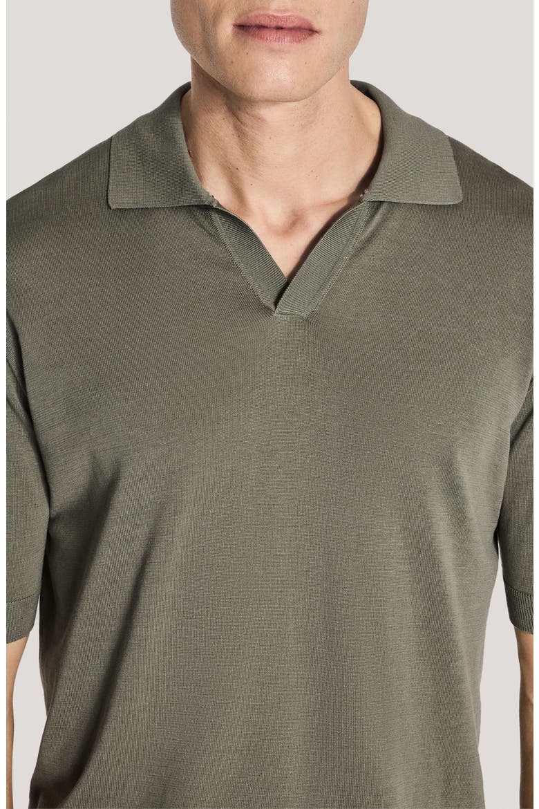 Johnny Collar Polo, Alternate, color, SAGE