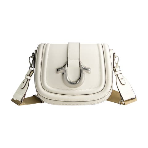 Saddle Bag with Gold Hardware