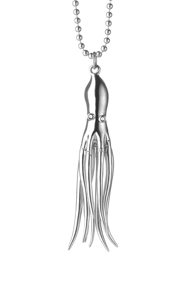 Intuition Pendant Necklace, Main, color, STERLING SILVER