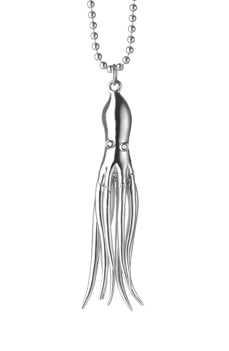 Monica Rich Kosann Intuition Pendant Necklace, Main, color, Silver