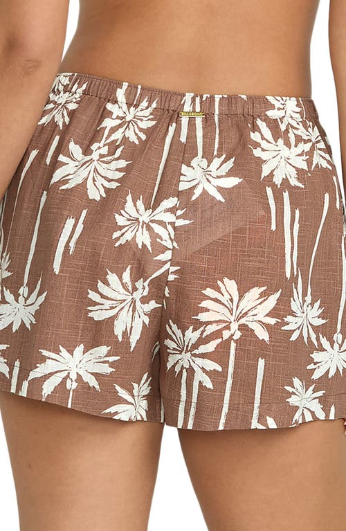 Billabong Sun Fade Print Shorts In Brown