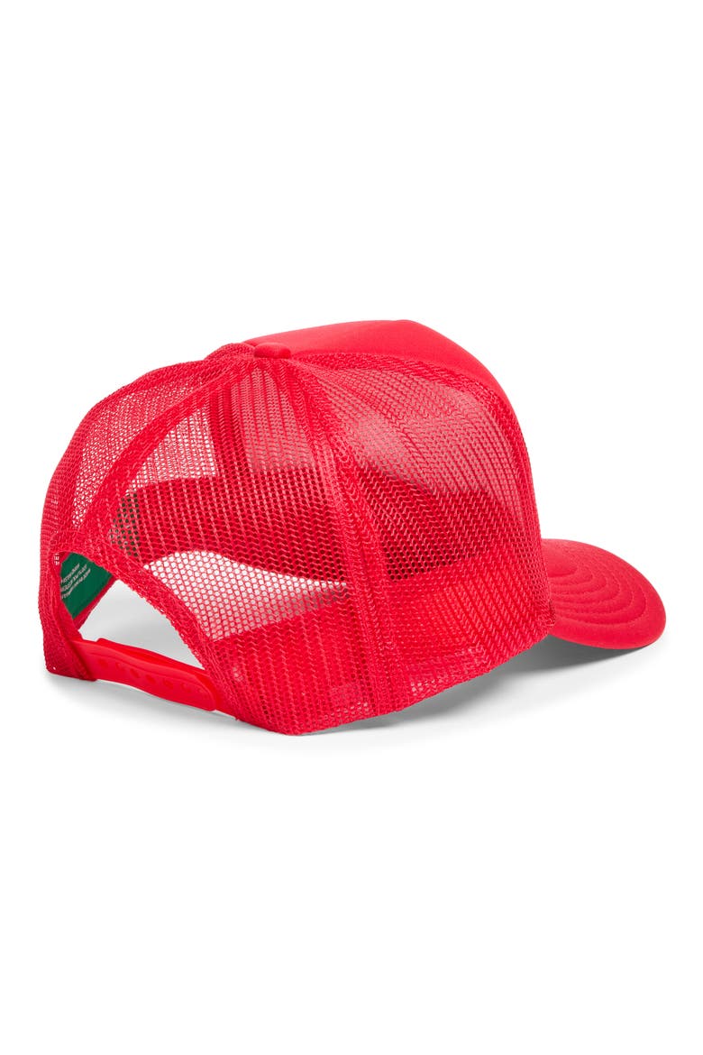 Golden Sunshine State Trucker Hat, Alternate, color, RED