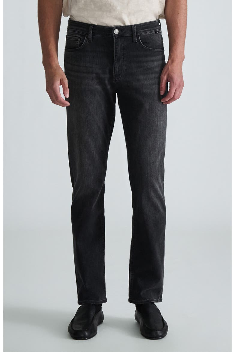 Zach Straight Leg Jeans, Main, color, SMOKE BRUSHED FEATHER