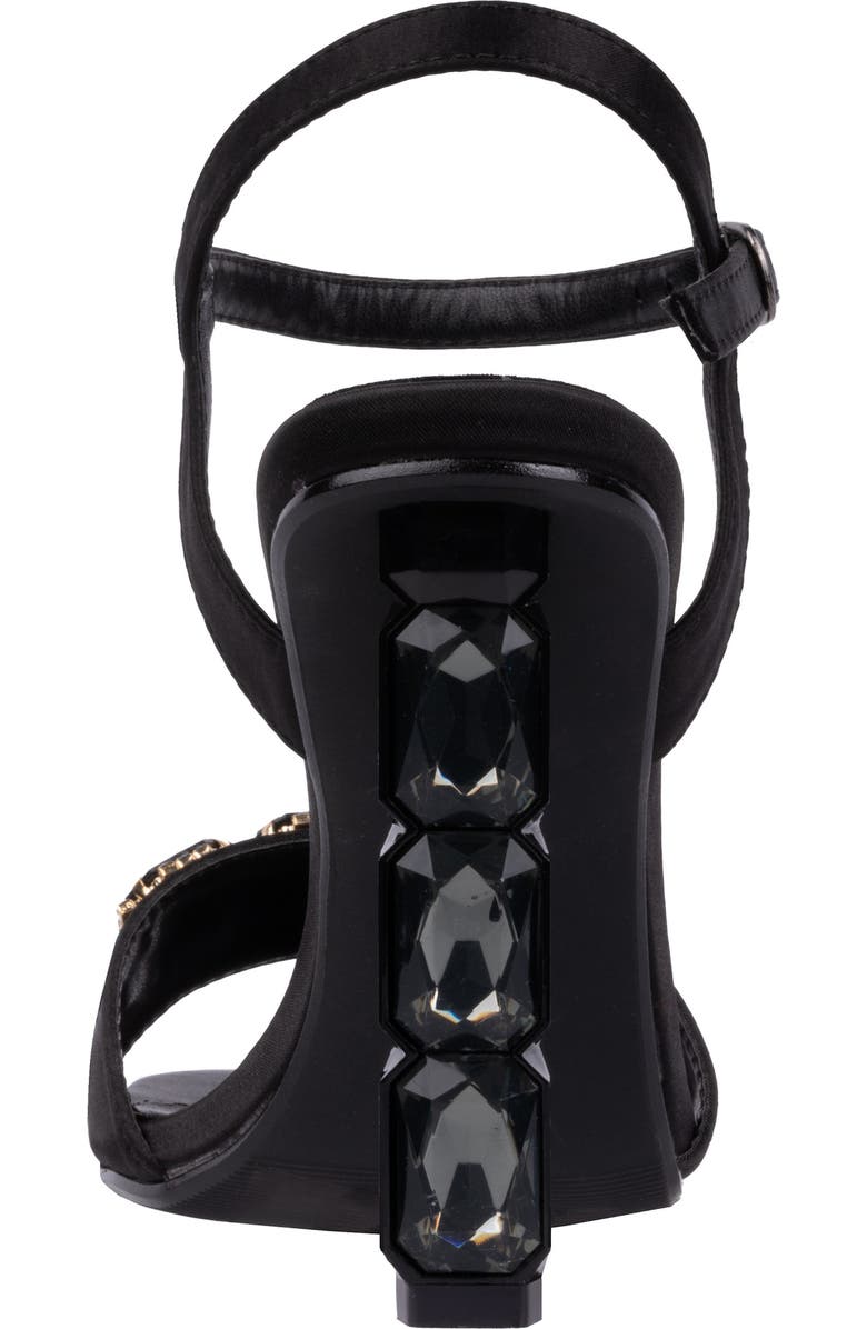 LADY COUTURE Rhinestone Ankle Strap Sandal, Alternate, color,