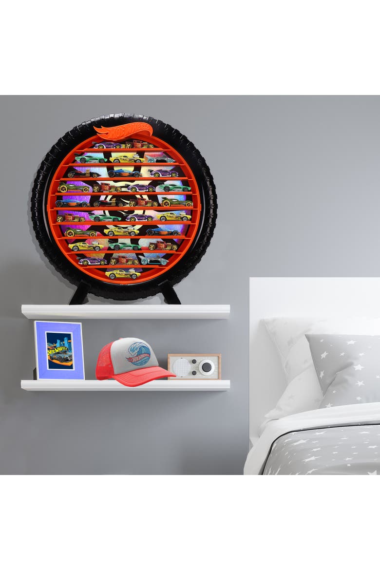 Hot Wheels Collectors Display Case, Holds 50 Cars, Alternate, color, Multicolored