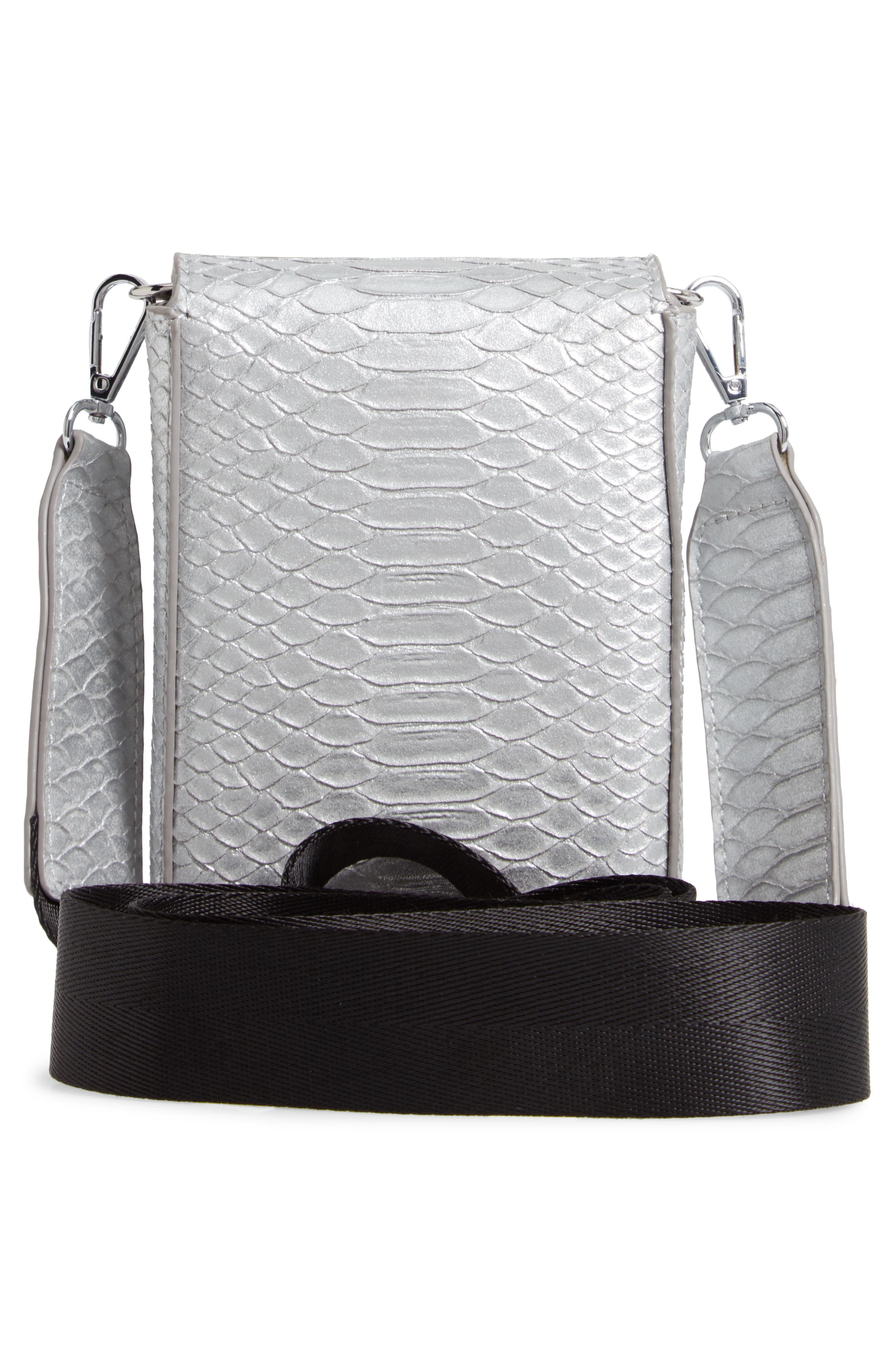 BP. Faux Leather Nylon Strap Crossbody Bag, Alternate, color, 