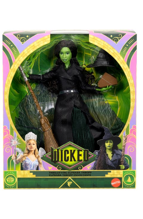 Universal Pictures’ 'Wicked: For Good' Deluxe Elphaba Doll with Movie-Inspired Outfit & 4 Accessories