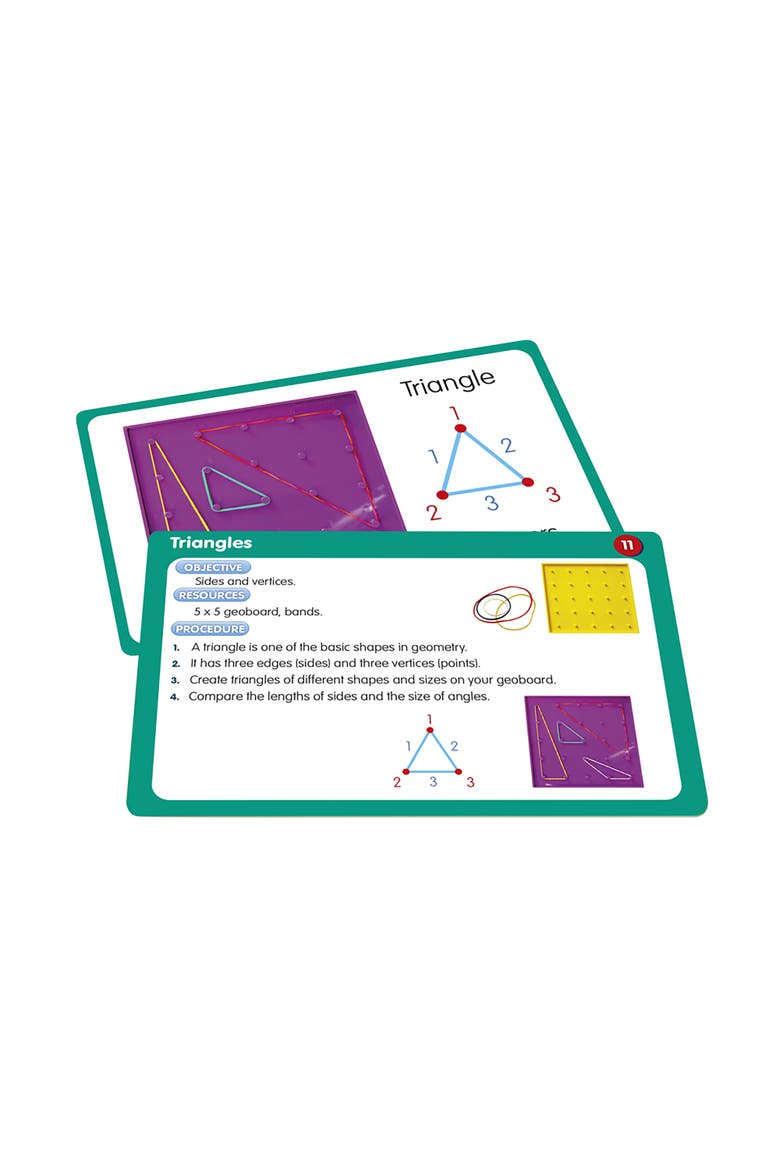 50 Geoboard Activities, Alternate, color, Multicolored