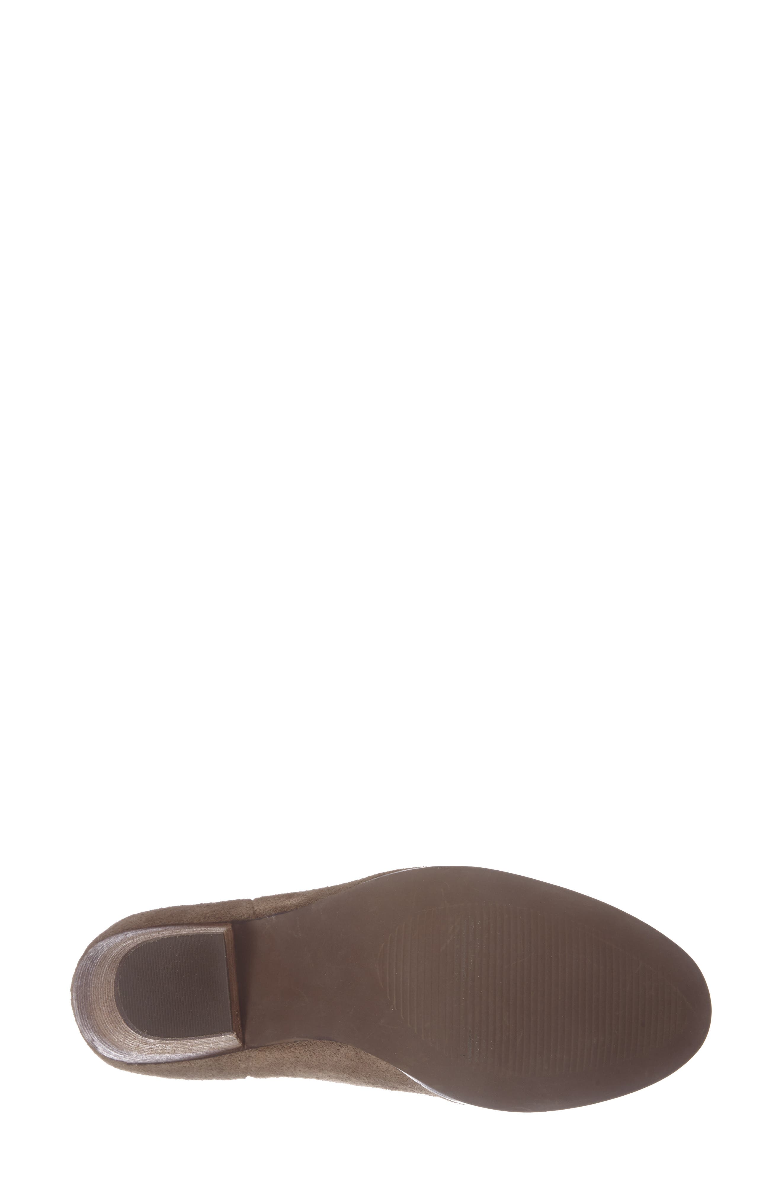 'Lylee' Suede Bootie, Alternate, color, SMOKE TAUPE/ DARK BROWN