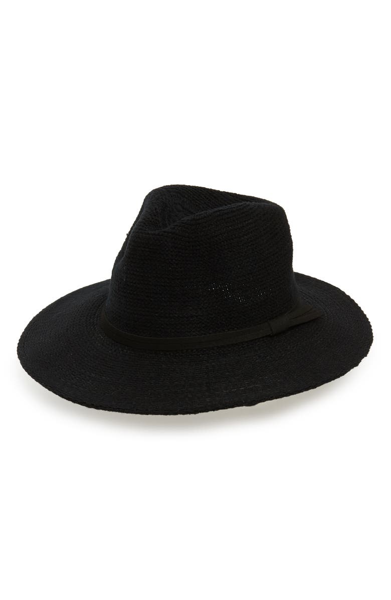 Treasure & Bond Packable Knit Panama Hat, Main, color, 