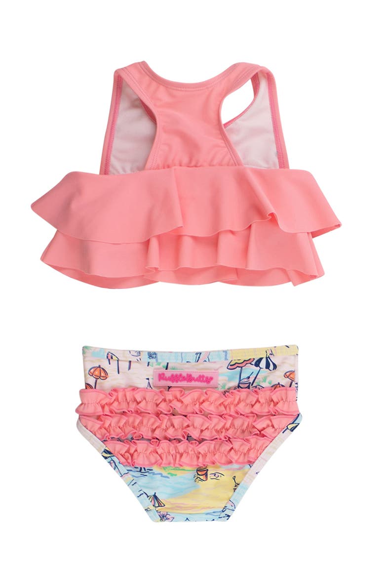 Toddler Girls Flounce Bikini, Alternate, color, Beach Day