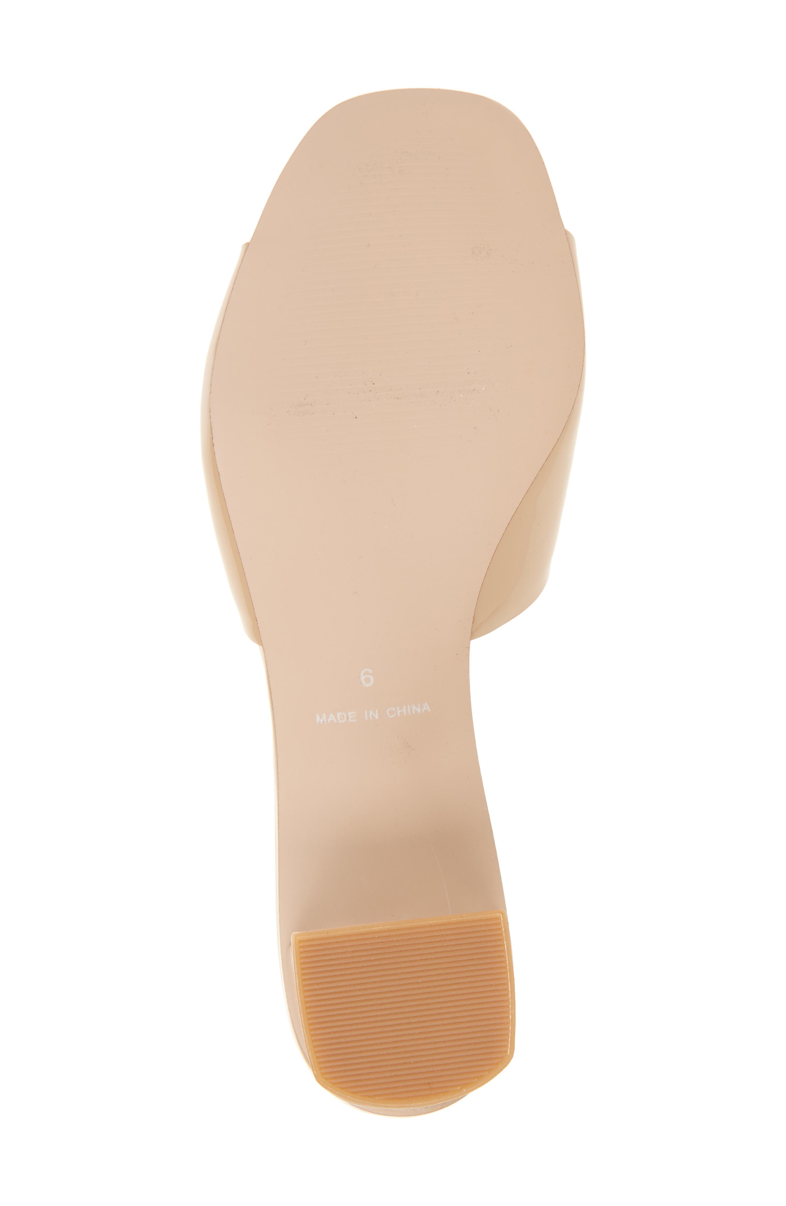 KOKO + PALENKI Orbit Slide Sandal, Alternate, color, Beige Patent
