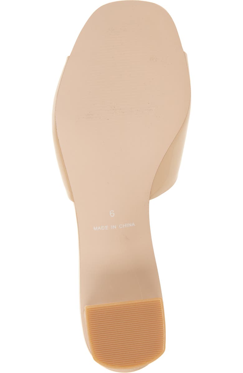 KOKO + PALENKI Orbit Slide Sandal, Alternate, color, Beige Patent