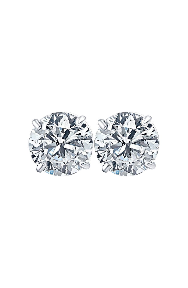 Bliss Diamond 1 1/2ct Lab Grown Diamond Studs 14k Gold Earrings, Main, color, 14K White Gold
