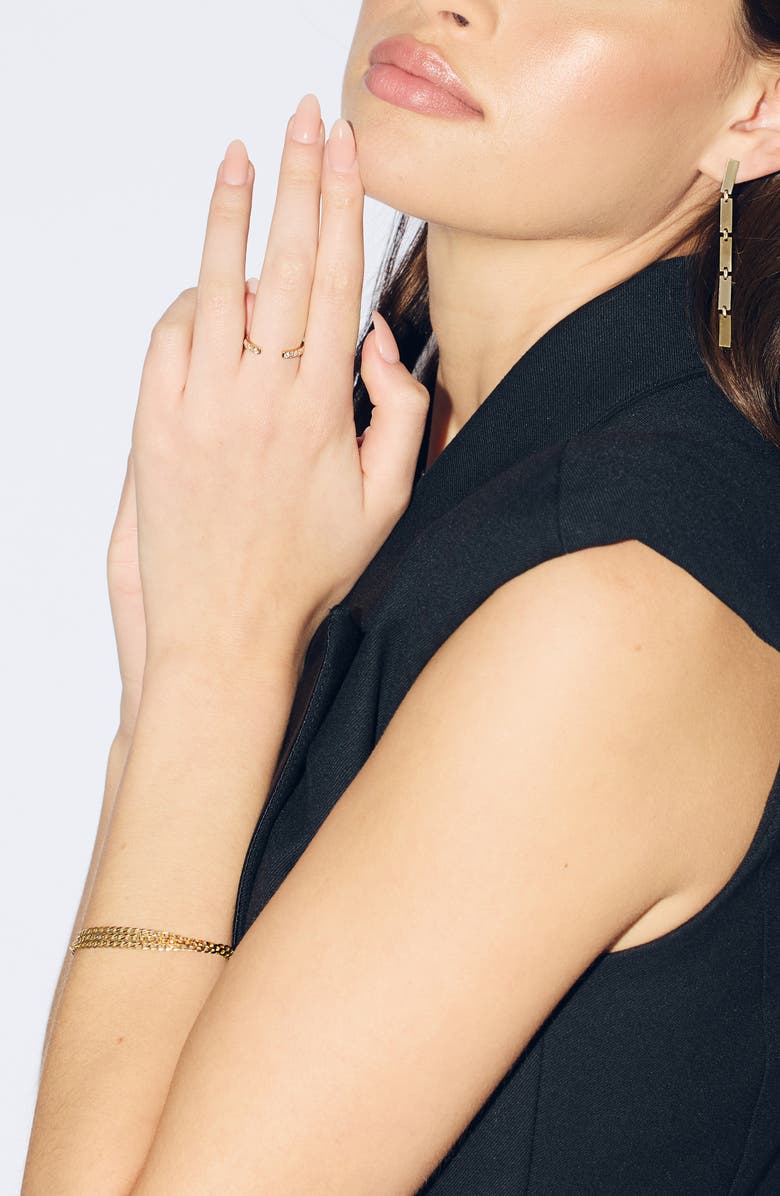 LANA 14K Gold Triple Strand Petite Malibu Bracelet, Alternate, color, 