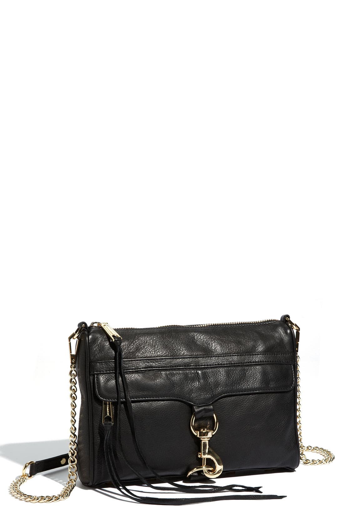 'MAC' Convertible Crossbody Bag, Main, color, BLACK