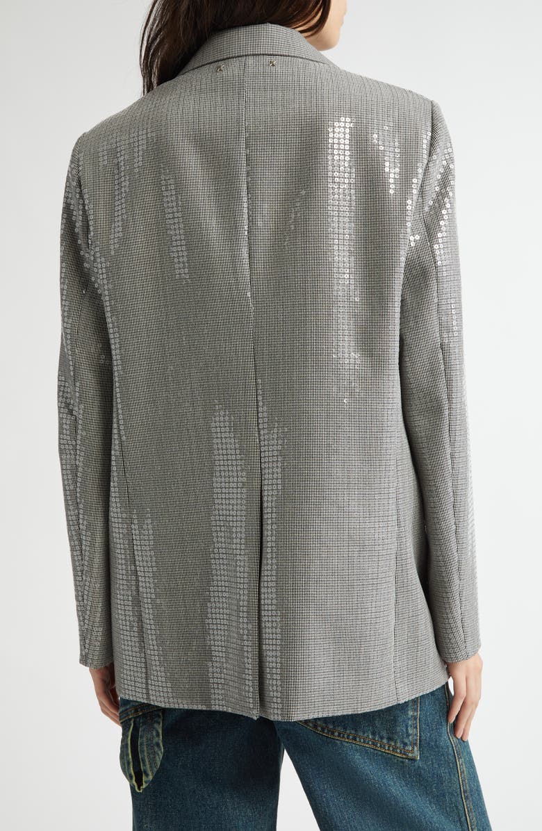 Golden Goose Journey Sequin Microhoundstooth Boyfriend Blazer, Alternate, color,
