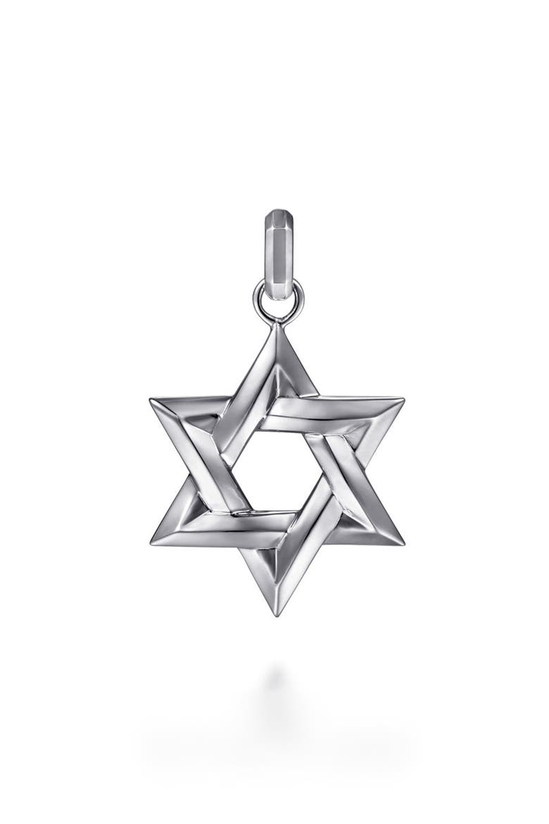 Modern Relics Star of David Pendant, Main, color, STERLING SILVER