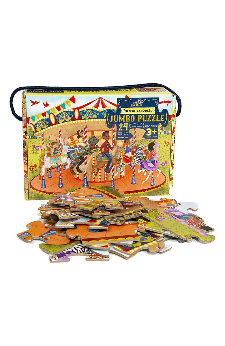 Upbounders<sup>®</sup> 24-Piece Joyful Carousel Puzzle, Main, color, 