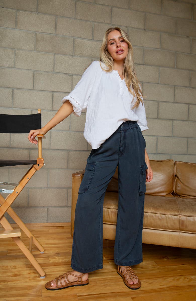 Treasure & Bond Straight Leg Cargo Pants, Alternate, color, 