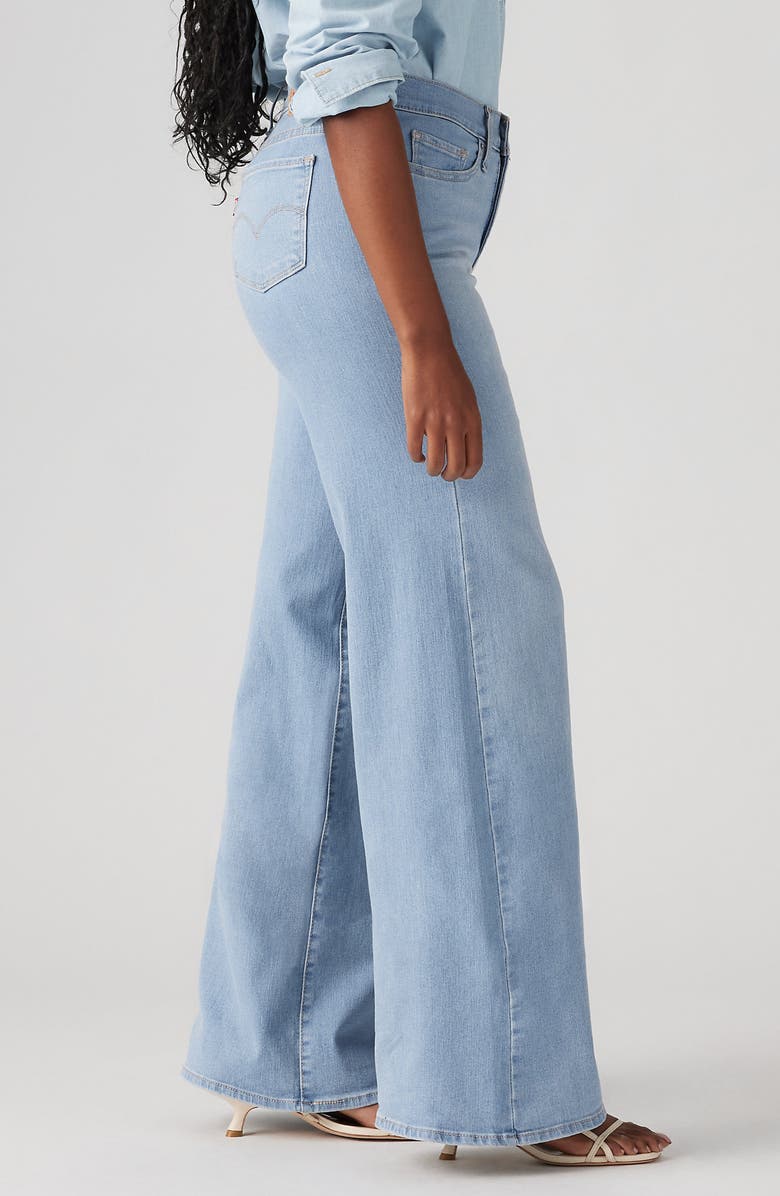 Levi's 318 Shaping Wide Leg Jeans, Alternate, color,