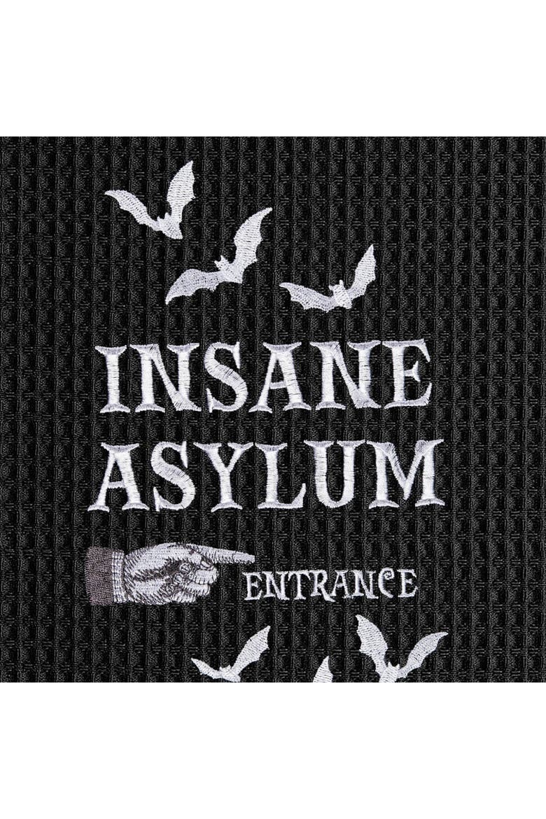 Insane Asylum Halloween Towel, Alternate, color, Orange