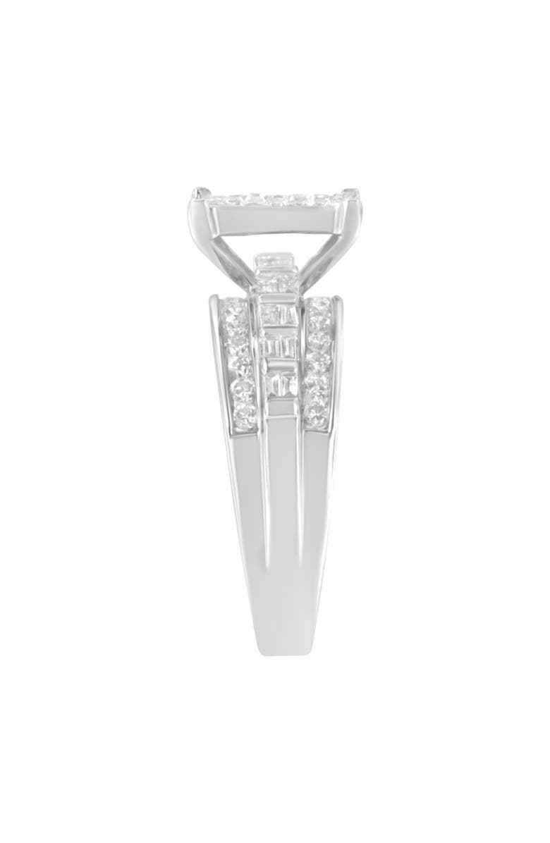 Haus of Brilliance 10KT White Gold 1.0 Cttw Diamond Composite Ring, Alternate, color, White