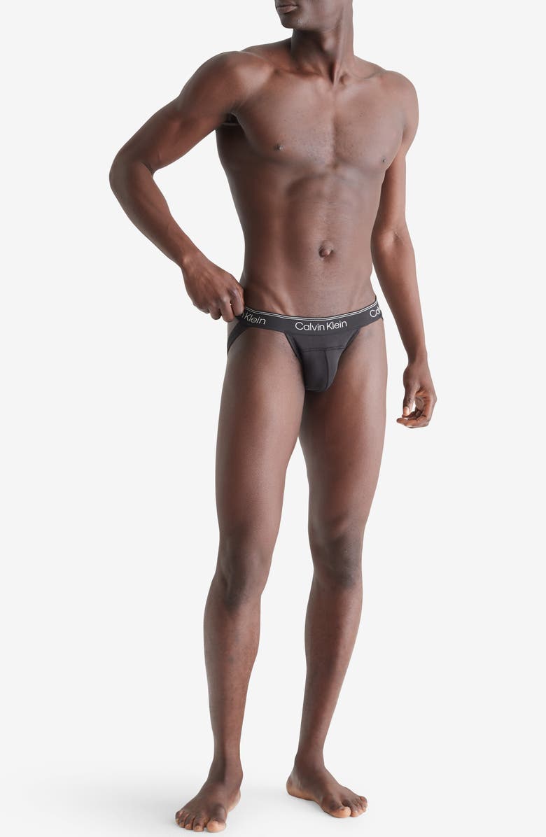 Calvin Klein Athletic Cotton Jockstrap, Alternate, color, 