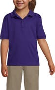 Lands' End School Uniform Kids Short Sleeve Rapid Dry Polo Shirt