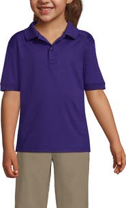 Lands' End School Uniform Kids Short Sleeve Rapid Dry Polo Shirt