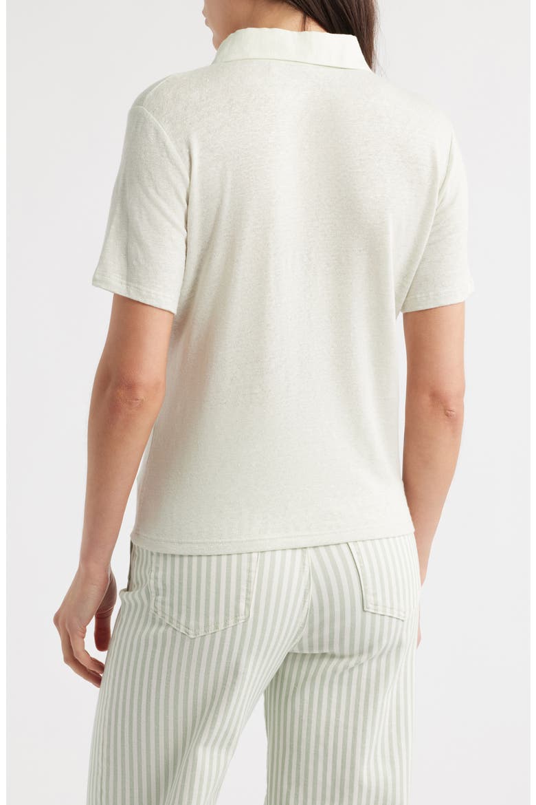 The Caddy Stretch Linen Polo, Alternate, color, SOFT MINT