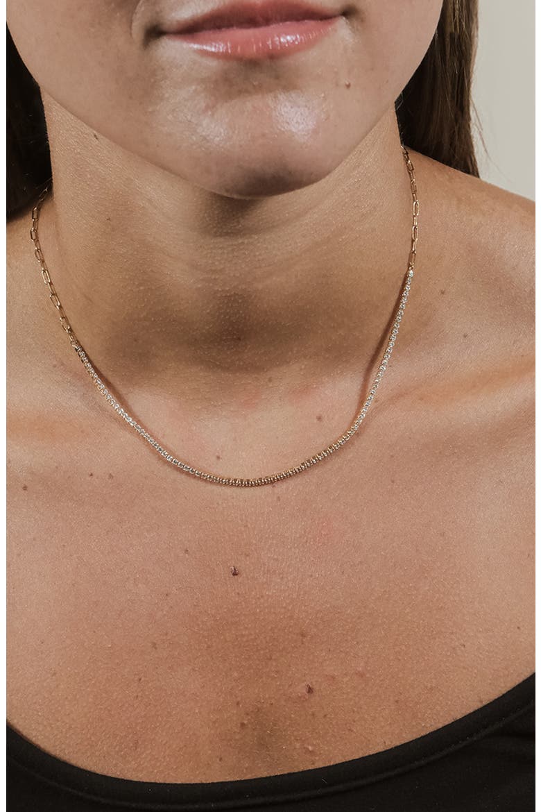 Dani Chain Necklace, Alternate, color, GOLD