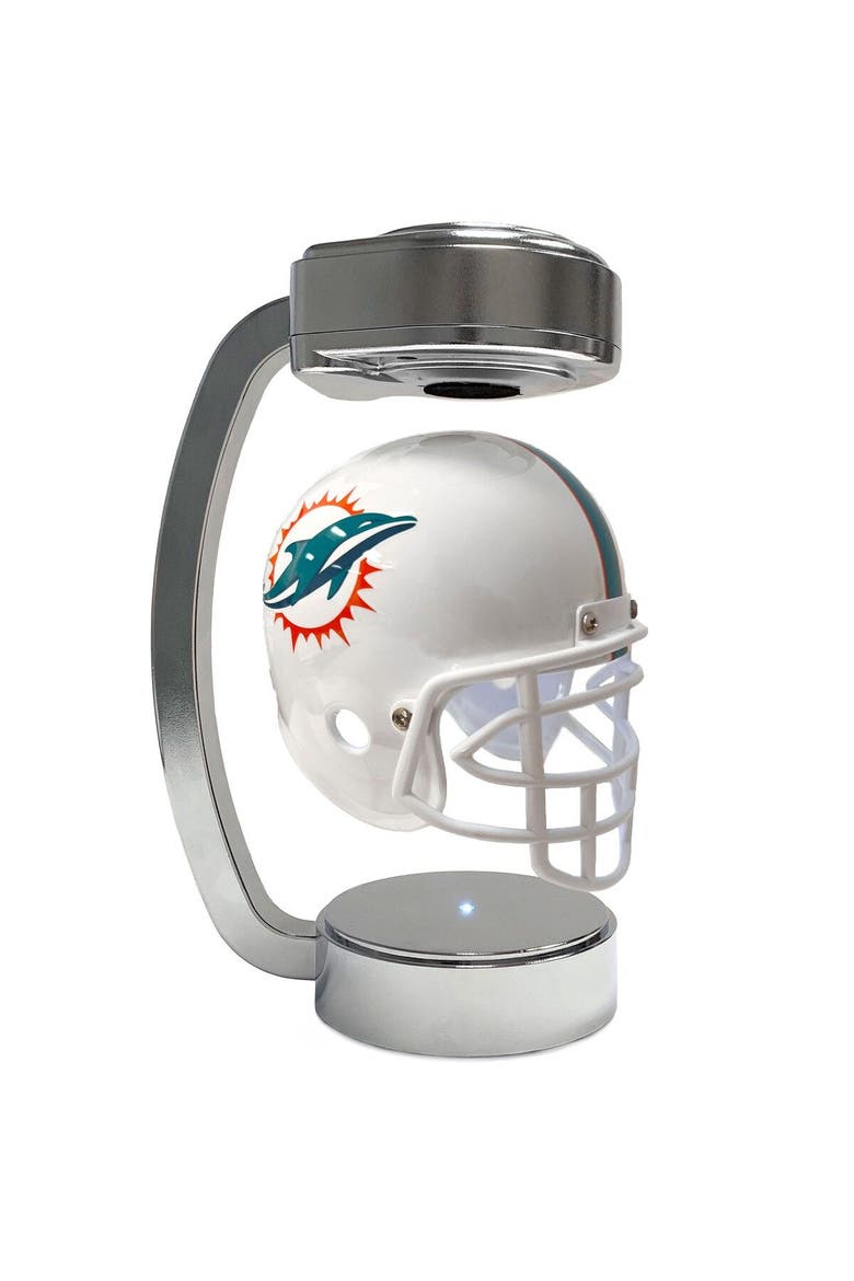 Miami Dolphins Chrome Base Mini Hover Helmet, Main, color, Teal