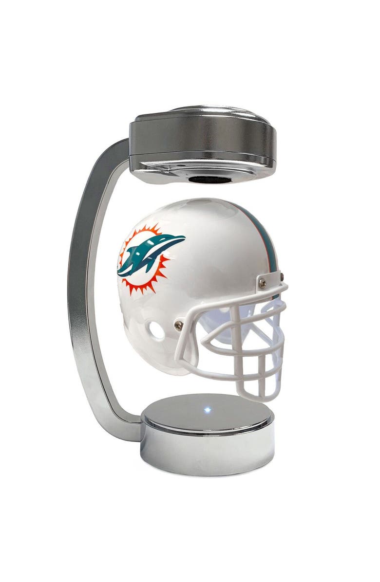 Pegasus Miami Dolphins Chrome Base Mini Hover Helmet, Main, color, Teal