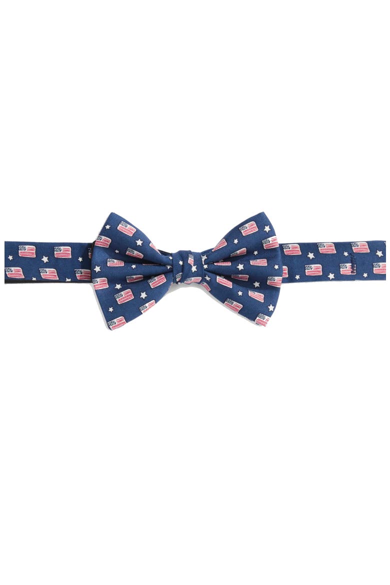 Kids' Flag Pre-Tied Bow Tie, Main, color, NAVY