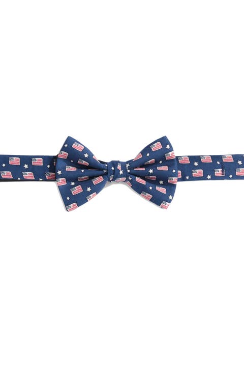 Kids' Flag Pre-Tied Bow Tie