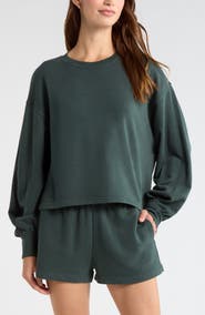 Zella Go Easy French Terry Crewneck Sweatshirt