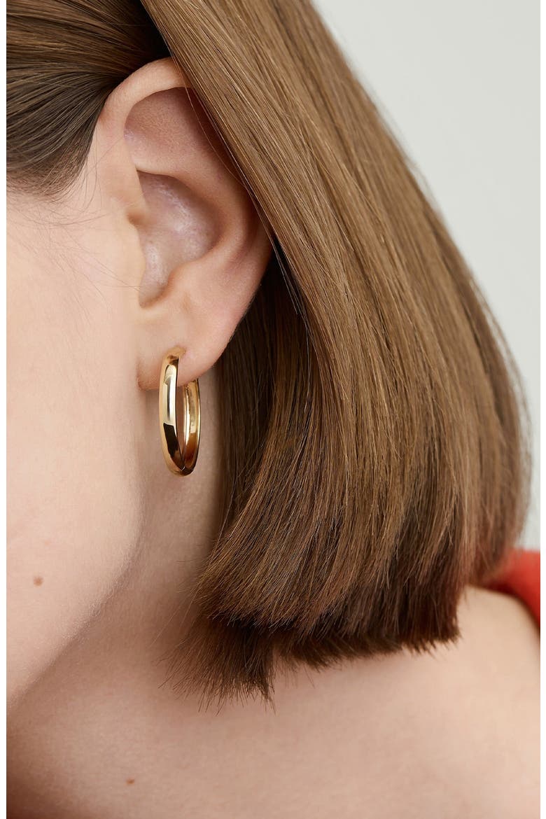 Bold Large Hoops, Alternate, color, Yellow Gold