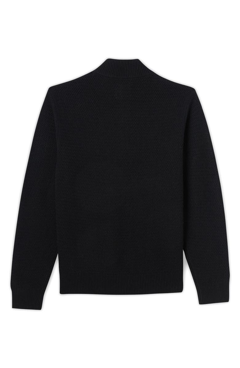 Billy Reid Merino Wool Half Zip Sweater, Alternate, color, 