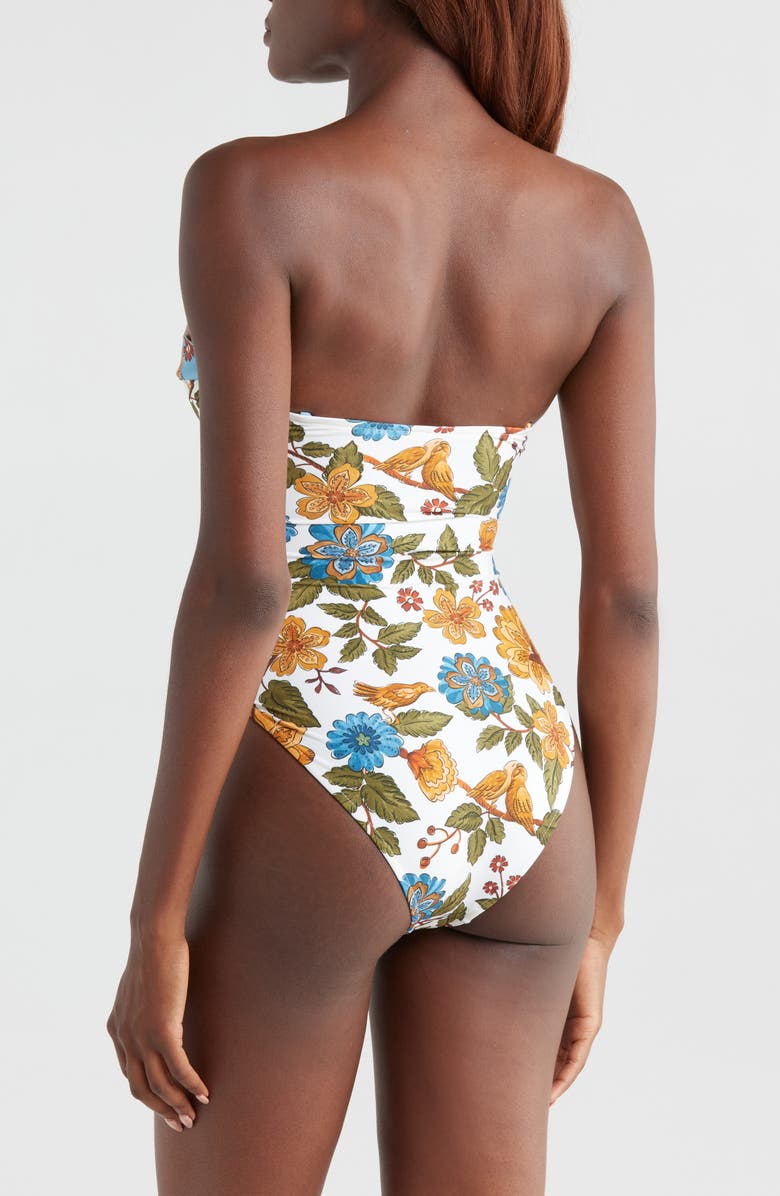 FARM Rio Garden Scarf Underwire One-Piece Swimsuit, Alternate, color, Garden Scarf Mix