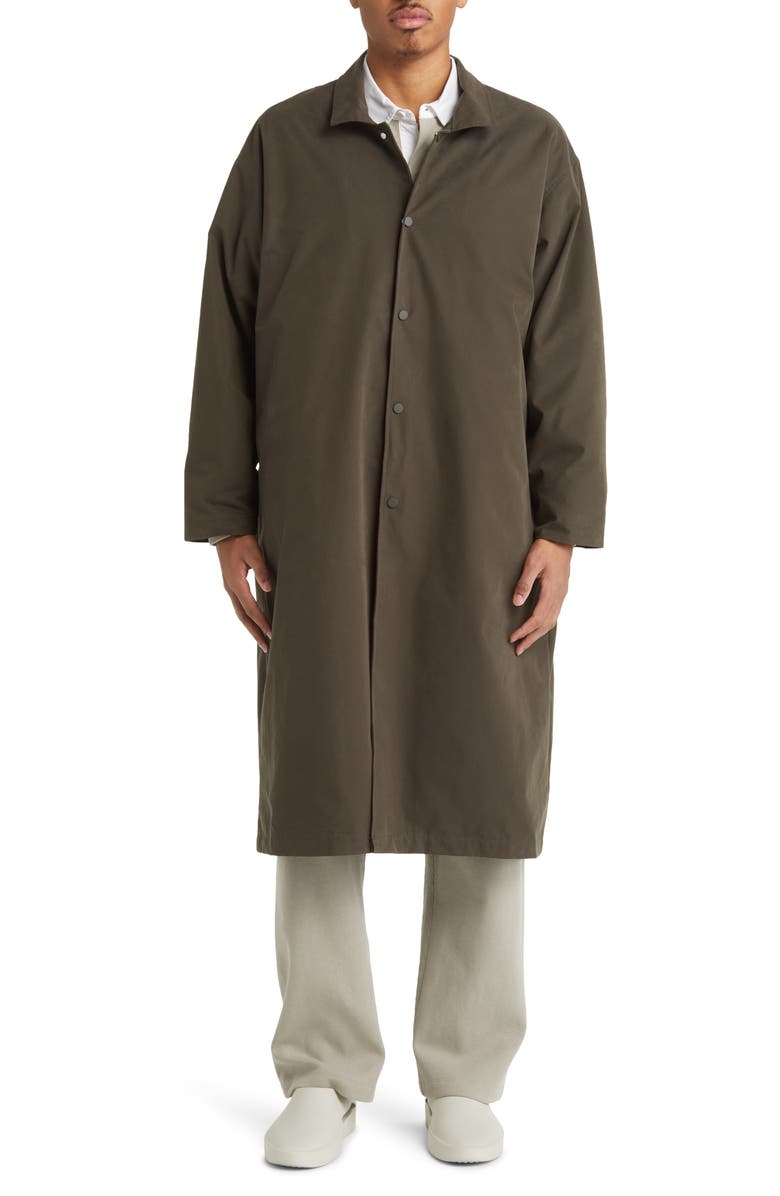 Fear of God Essentials Long Coat, Alternate, color, 