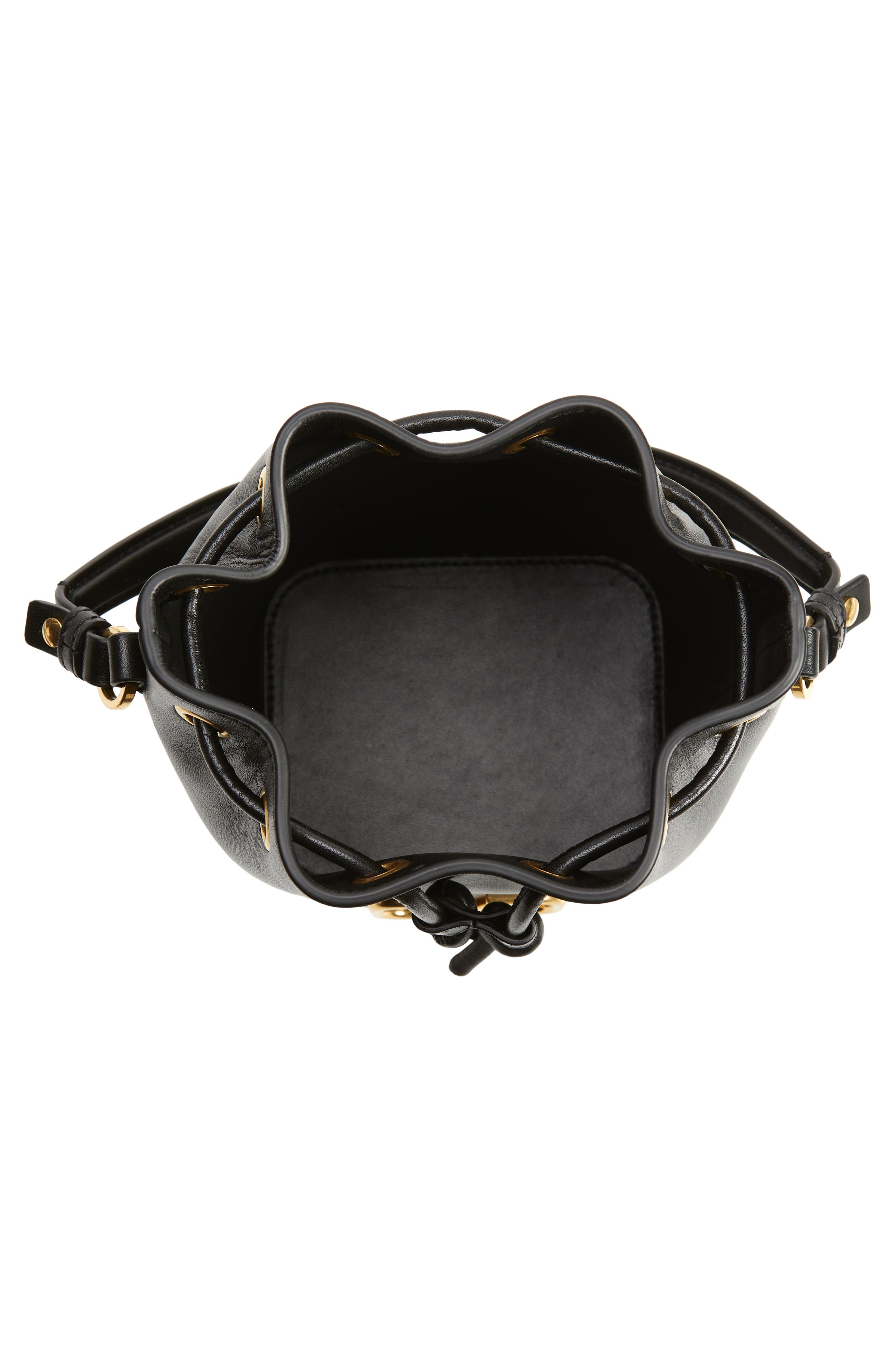 Valentino Garavani Mini VLOGO Signature Leather Bucket Bag, Alternate, color, 