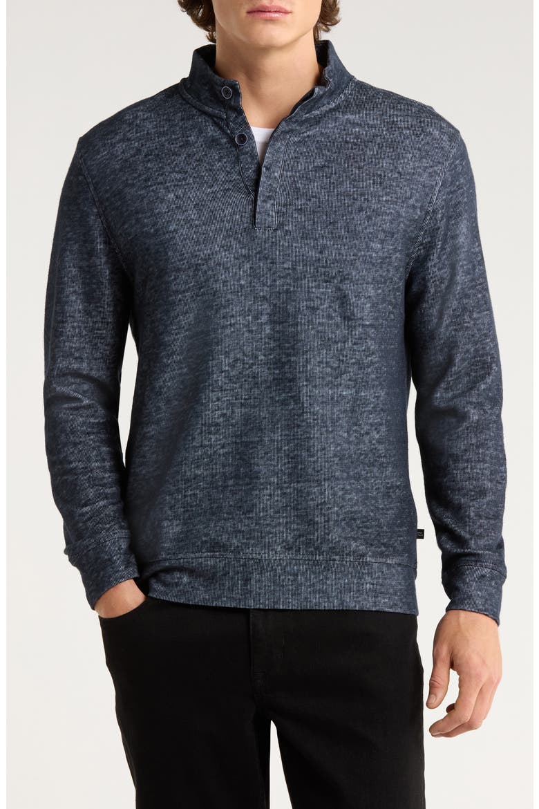 Nomi Quarter Zip Pullover, Main, color, NAVY