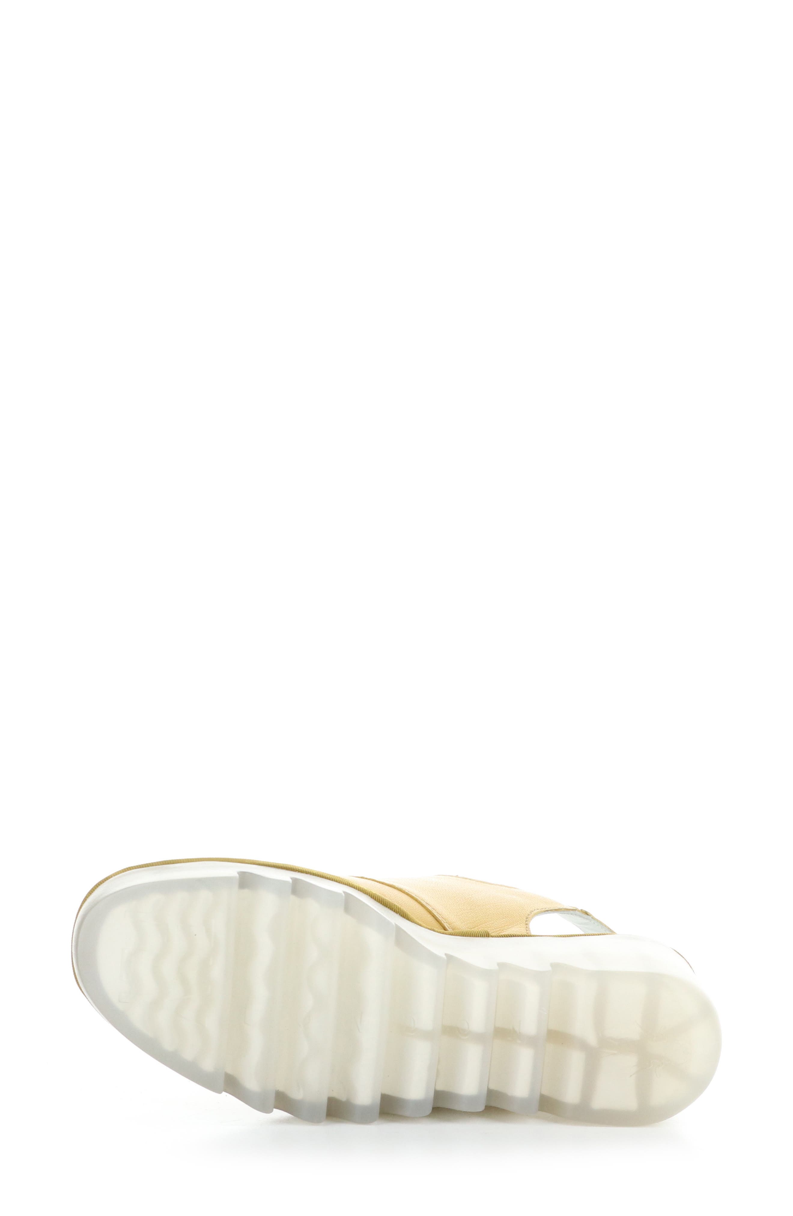 Fly London Bary Platform Wedge Clog, Alternate, color, Bumblebee