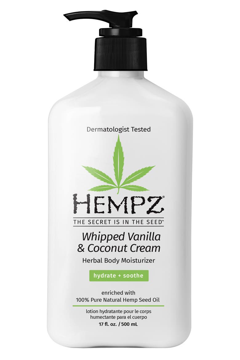 Whipped Vanilla Coconut Cream Herbal Body Moisturizer, Main, color, WHIPPED VANILLA & COCONUT CREA