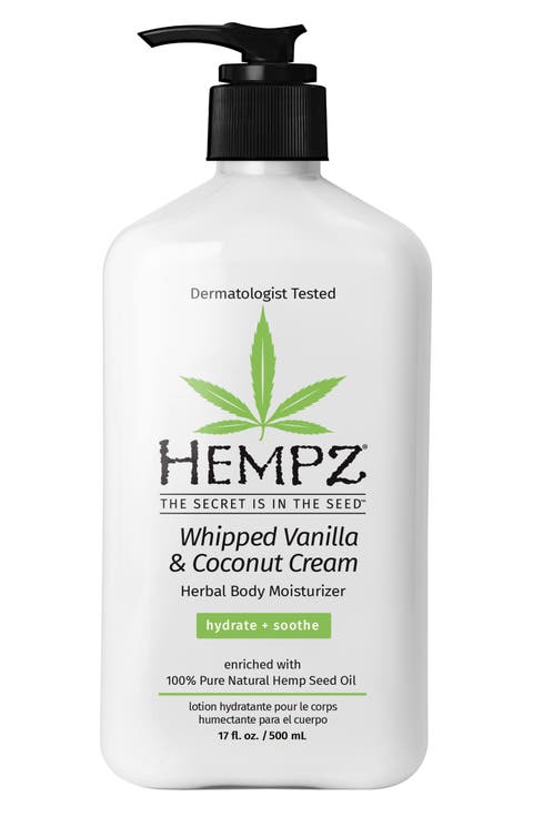 Whipped Vanilla Coconut Cream Herbal Body Moisturizer