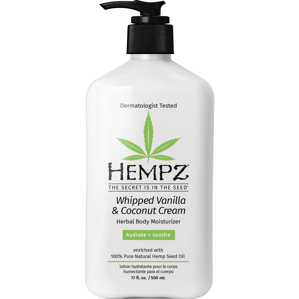 Hempz Whipped Vanilla Coconut Cream Herbal Body Moisturizer