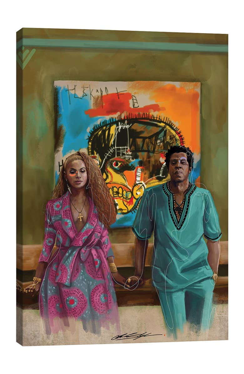 iCanvas BHM The Carters by Chuck Styles Canvas Wall Art - 18" x 26", Main, color,