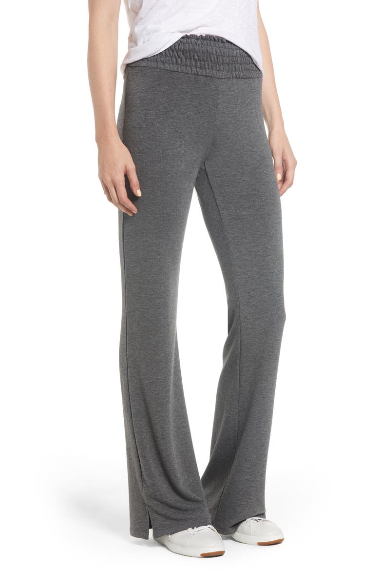 Off Duty French Terry Pants, Main, color, GREY DARK HEATHER