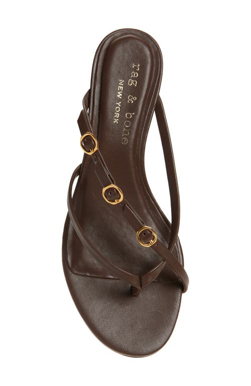 Shop Rag & Bone Sammie Buckle Kitten Heel Slide Sandal